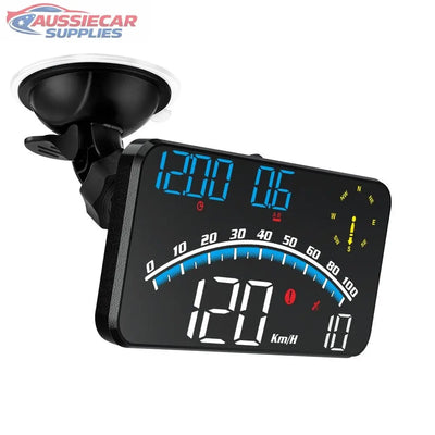 Universal GPS HUD Head Up Display – Digital Car Speedometer MPH/KMH with Overspeed Alarm & Driving Data Screen AussieCarSupplies