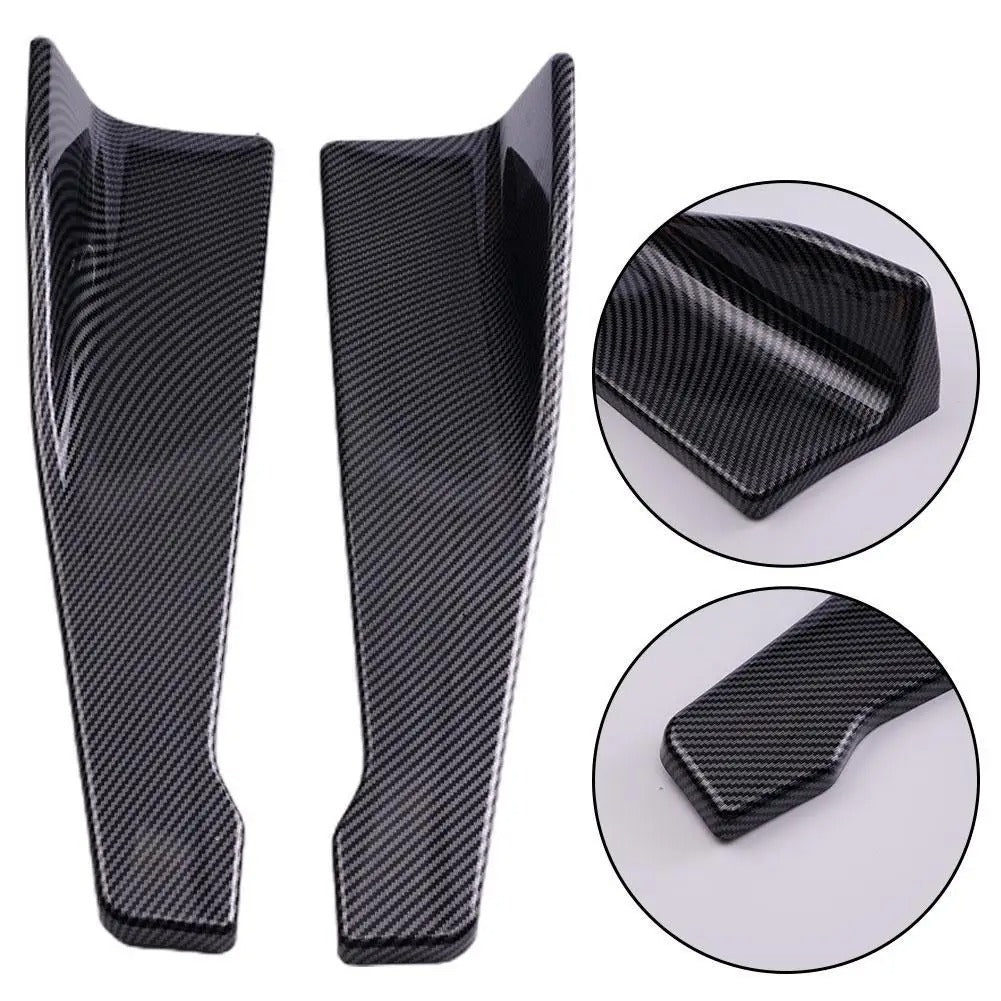 Universal Car Bumper Lip Spoiler Splitter Protector Strip 48CM Front Rear Diffuser for Audi BMW Honda