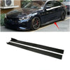 Universal Car Side Skirt Winglet Splitters 8PCS Lip Spoiler Kit for BMW Audi VW Honda Benz