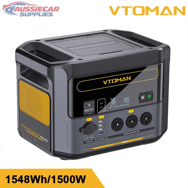 VTOMAN 1500W Power Station 1548Wh Fast Charge – Aussie Car Supplies