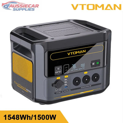 VTOMAN FlashSpeed 1500 Portable Power Station 1548Wh – Fast Charging LiFePO4 Solar Generator (Expandable 3096Wh)