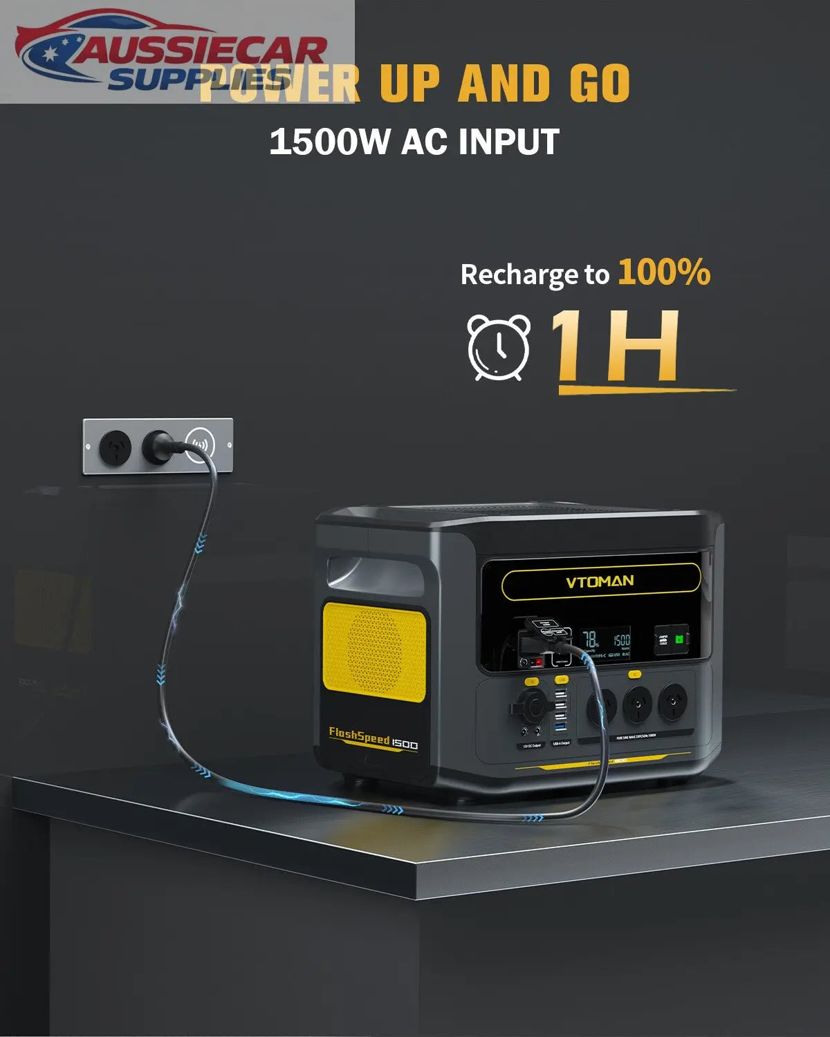 VTOMAN 1500W Power Station 1548Wh Fast Charge – Aussie Car Supplies