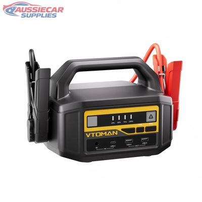 VTOMAN V-Truck 6000A Portable Jump Starter 12V/24V | 36400mAh Heavy Duty Battery Booster Pack with 145W Fast Charging