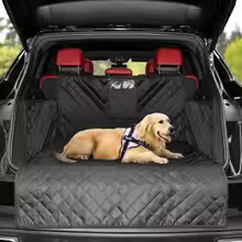 Waterproof Dog Car Seat Cover for SUV with Durable Liner and Easy Installation
