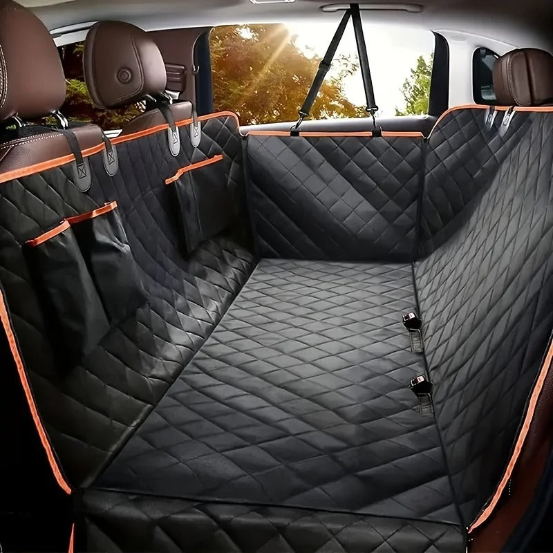 Waterproof Scratch-Resistant Dog Hammock Car Seat Cover for Back Seat Protection