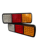 LED Tail Lights Pair Stop Indicator Reverse Lamp 12V Trailer for Truck Ute 2x 75