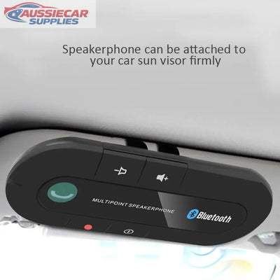 Wireless Bluetooth Car Kit Handsfree Speakerphone Sun Visor Speaker with Siri Voice Control