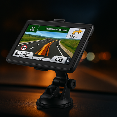 5" Car and Truck GPS Navigation System with Lifetime AU Maps and Speedcam Alerts