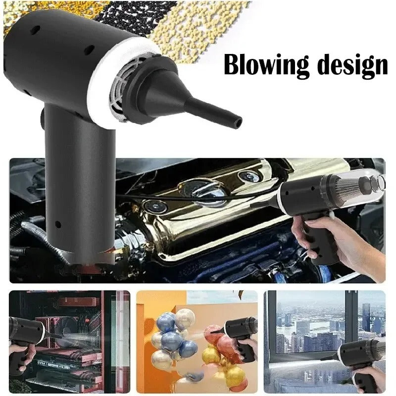 9000Pa Wireless Car Vacuum Cleaner  USB Rechargeable