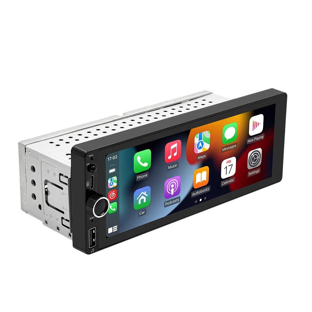  1DIN 6.86" HD Car Radio with Wireless CarPlay & Android Auto Touch Screen Bluetooth USB FM MP5 Player