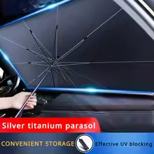 Retractable Car Windshield Sunshade Visor Heat Insulation UV Block Cover