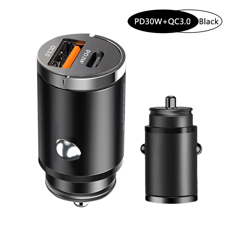 100W Mini Car Charger - Fast Car Charging for Smartphones