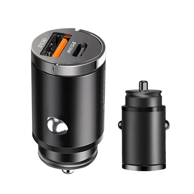 100W Mini Car Charger - Fast Car Charging for Smartphones
