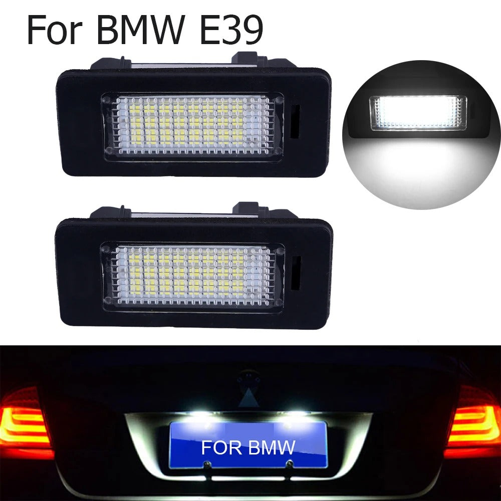 2pcs LED License Plate Lights 6000K Error-Free