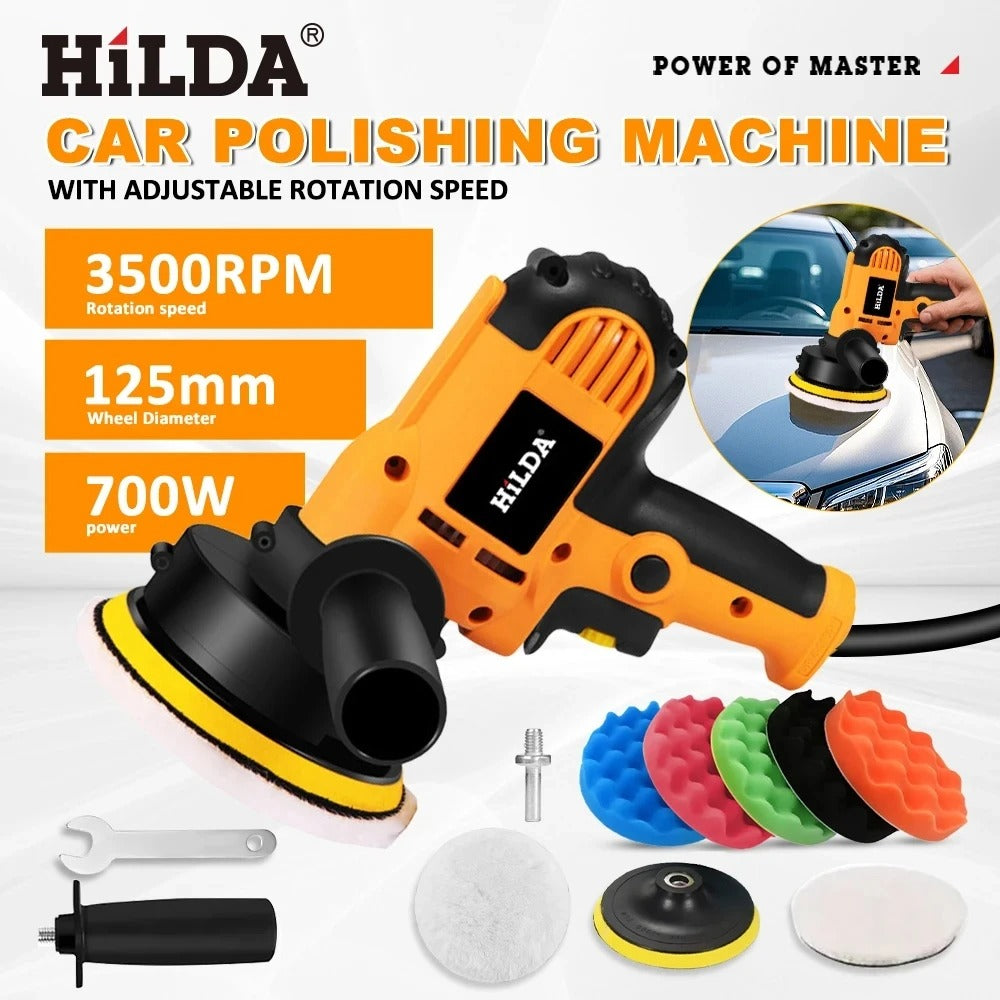 Electric Car Polisher Adjustable Speed Waxing and Scratch Repair Machine