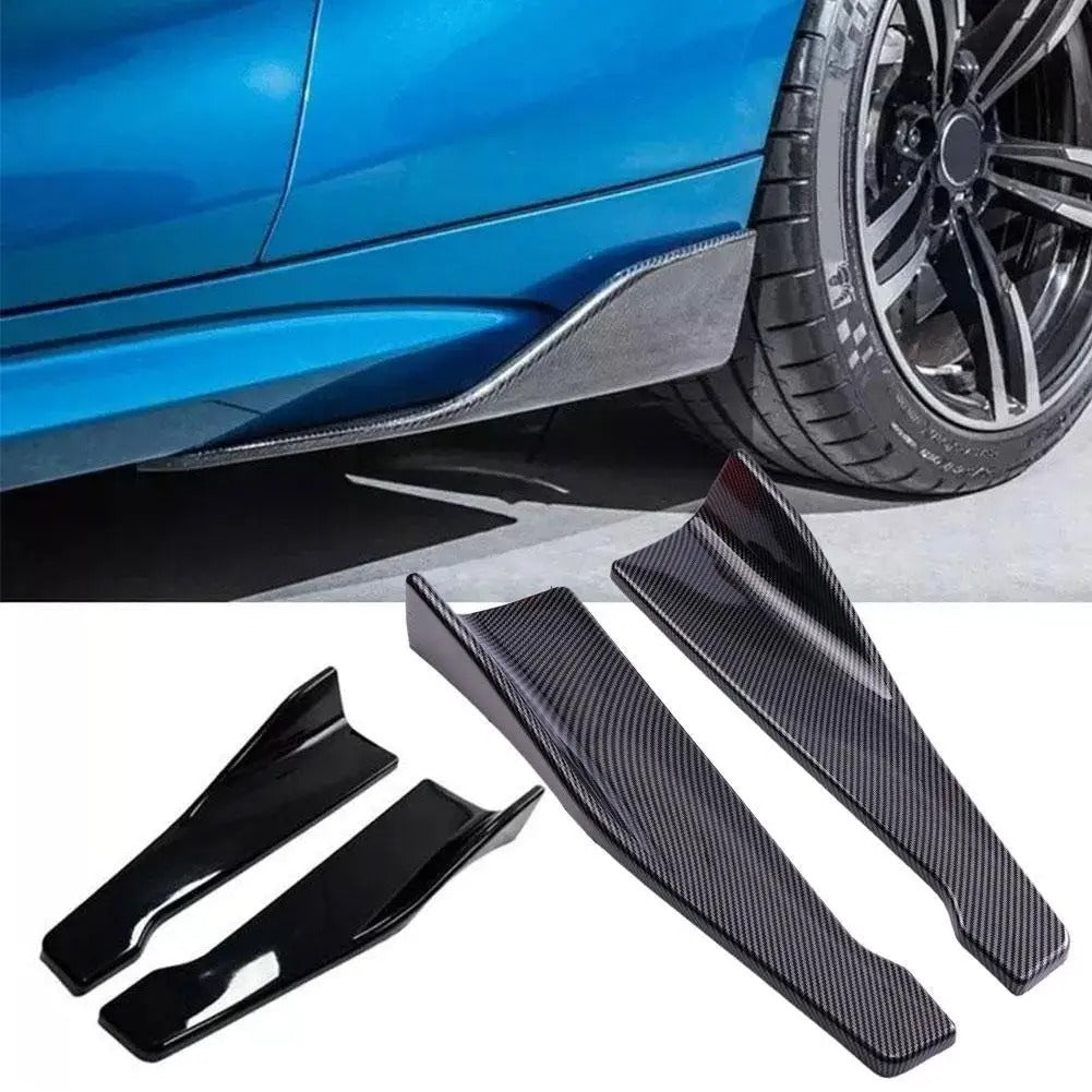 Universal Car Bumper Lip Spoiler Splitter Protector Strip 48CM Front Rear Diffuser