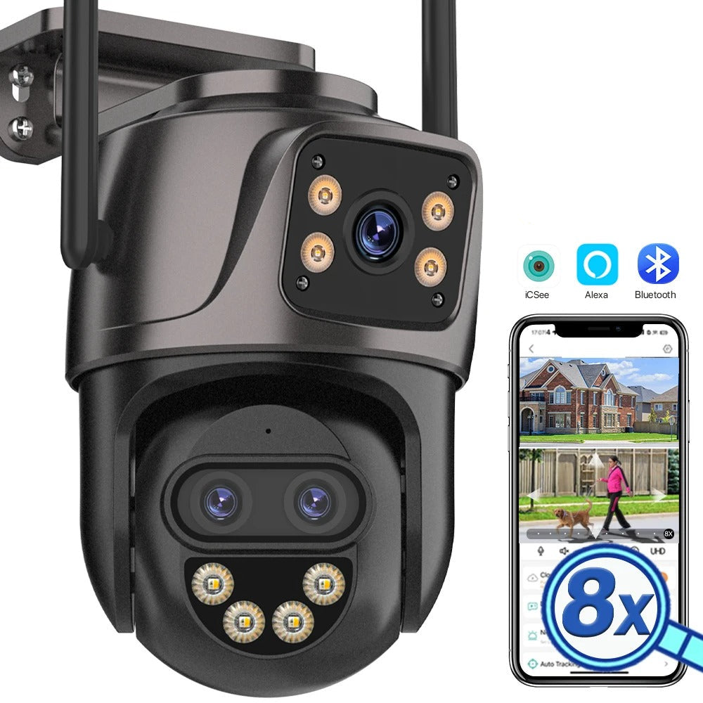 6K 9MP HD IP Outdoor Security Camera