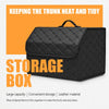 Foldable PU Leather Car Trunk Storage Box Organizer Portable Multiuse Storage Bag