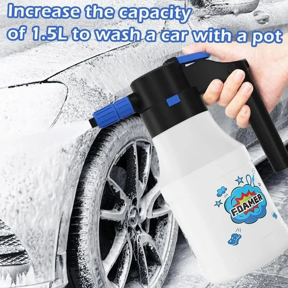 Electric Car Wash Foam Sprayer with Lithium Battery and Long-Lasting Foam Lance