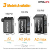 Mini Portable Electric Bike Tire Inflator with Presta and Schrader Valve Support
