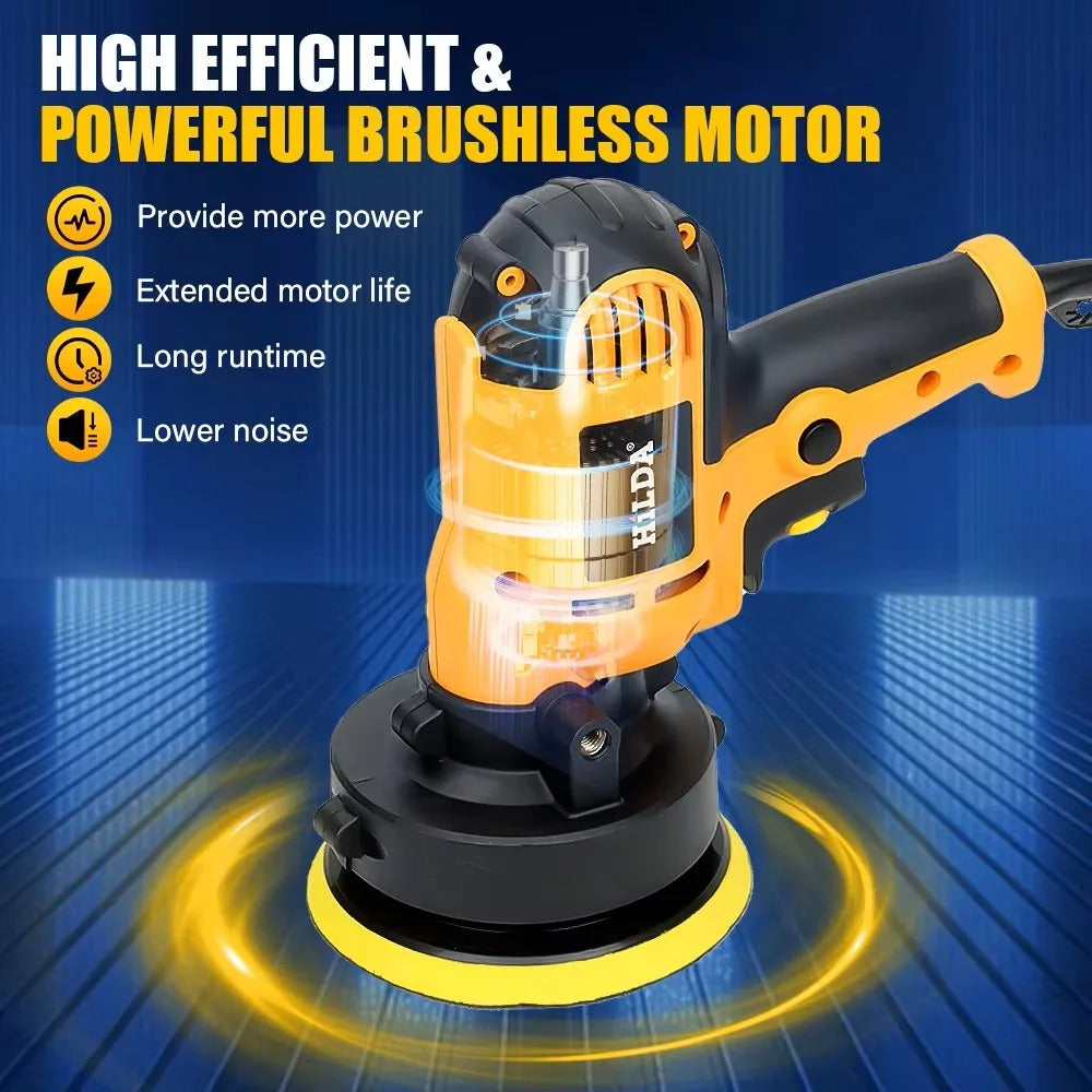 Electric Car Polisher Adjustable Speed Waxing and Scratch Repair Machine