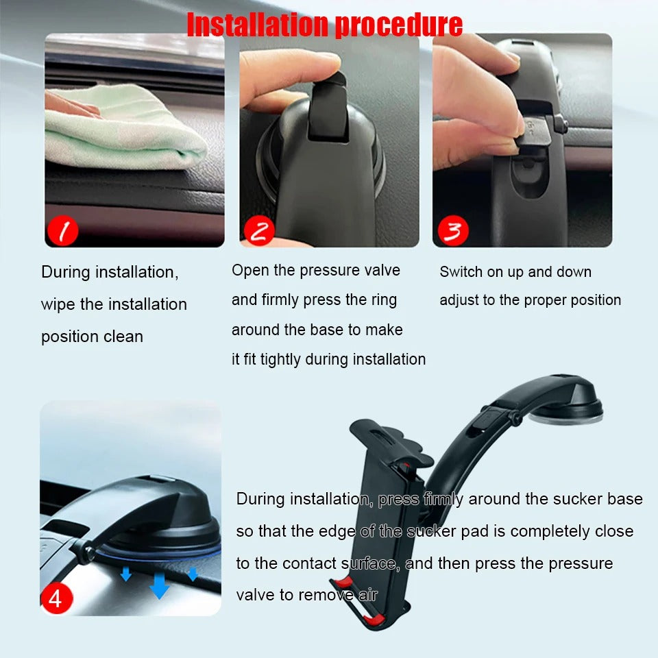 Tablet & Phone Holder Mount for Car Universal Stand