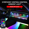 Car Led Ambient Light Strip RGB 64 Colors USB Interior Atmosphere Lamp