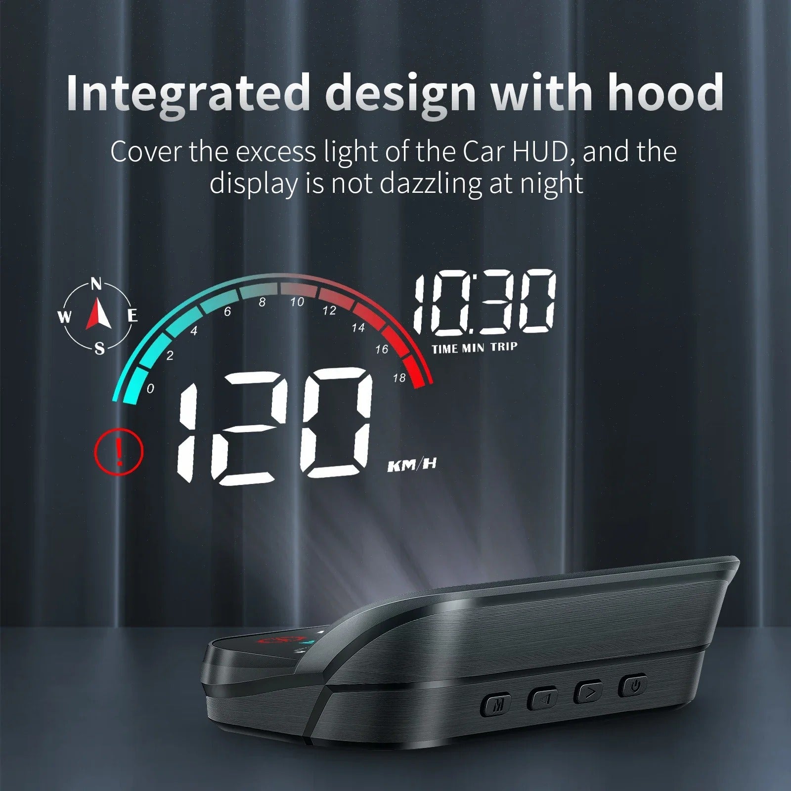 M22 Car HUD Digital Speedometer GPS KMH MPH Head Up Display