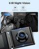 Pro 4K+1080P Dual Dash Cam with GPS, IR Night Vision & 24H Parking