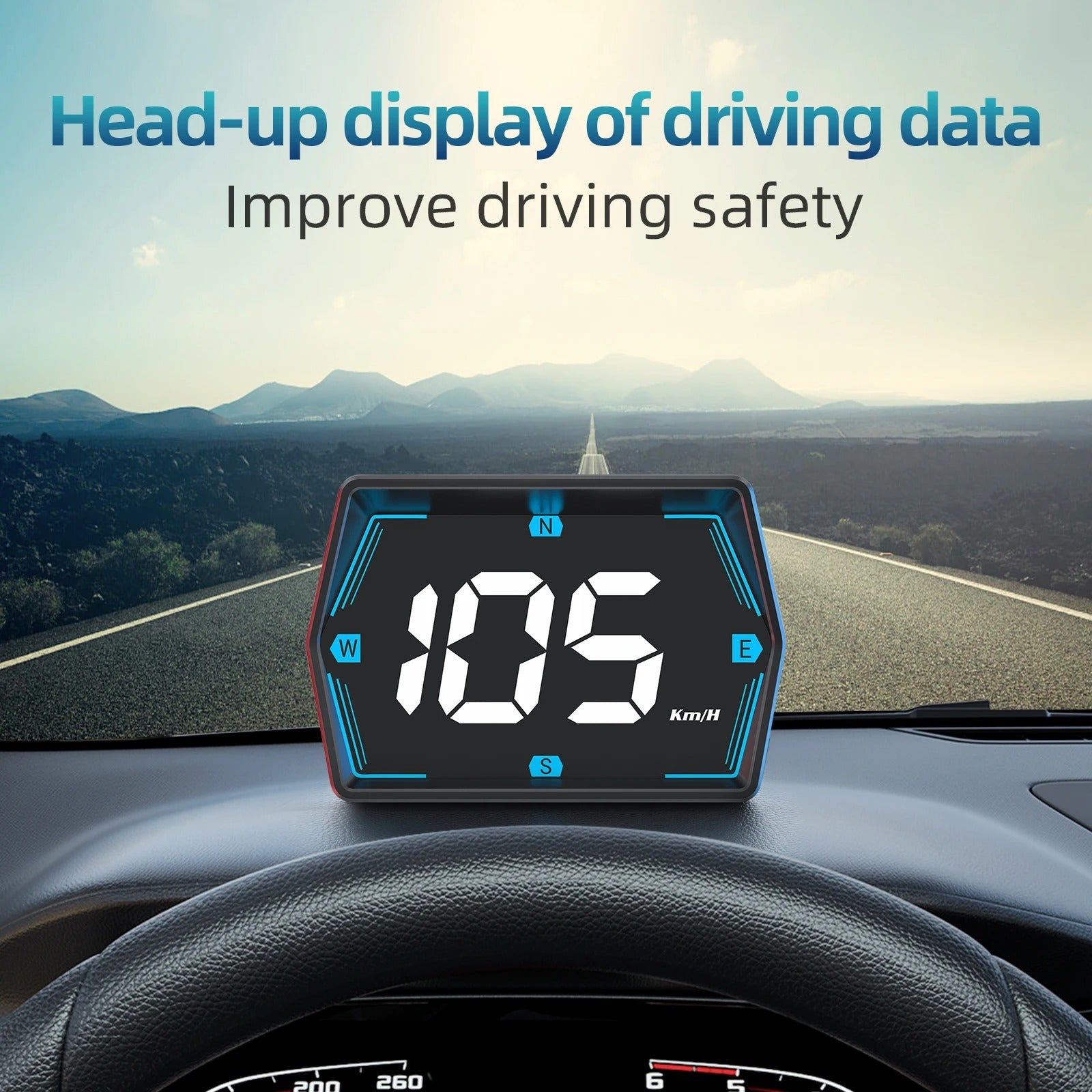 G20 Car HUD GPS Digital Speedometer Universal Head Up Display