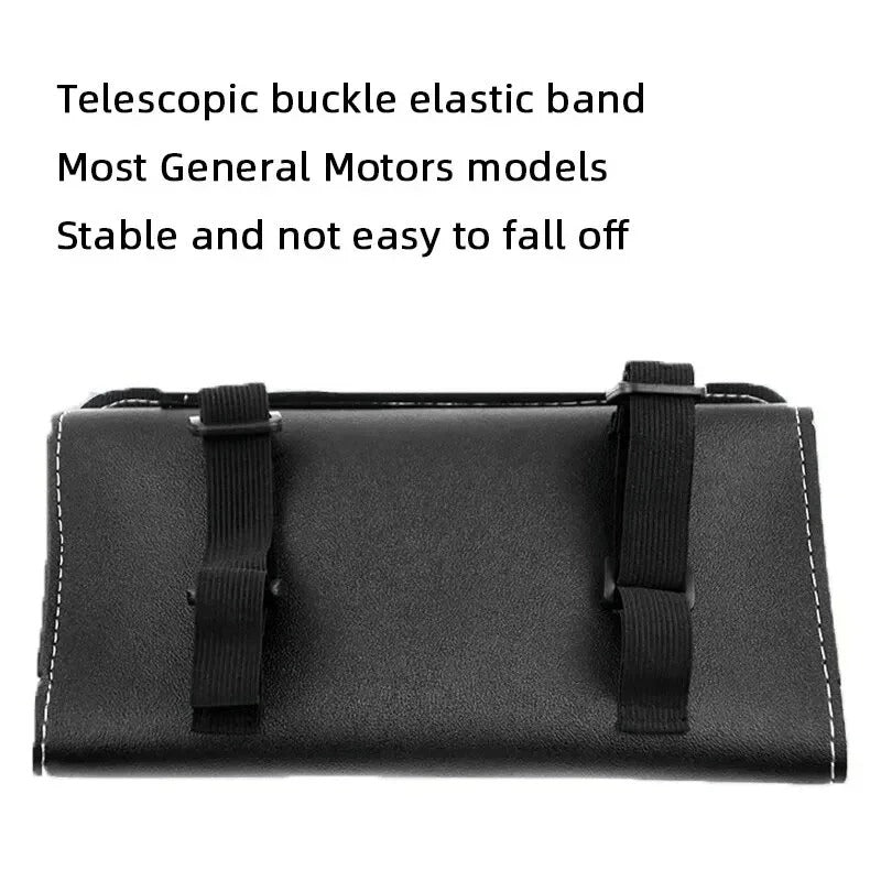 PU Leather Car Sun Visor Tissue Box Holder Interior Organizer