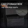 Foldable PU Leather Car Trunk Storage Box Organizer Portable Multiuse Storage Bag