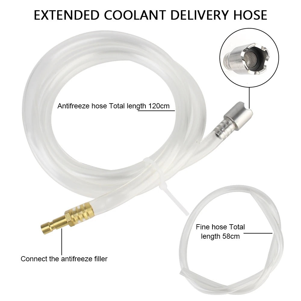 Radiator Pressure Tester and Vacuum Cooling System Leak Detector Tool for Car Water Tank Inspection
