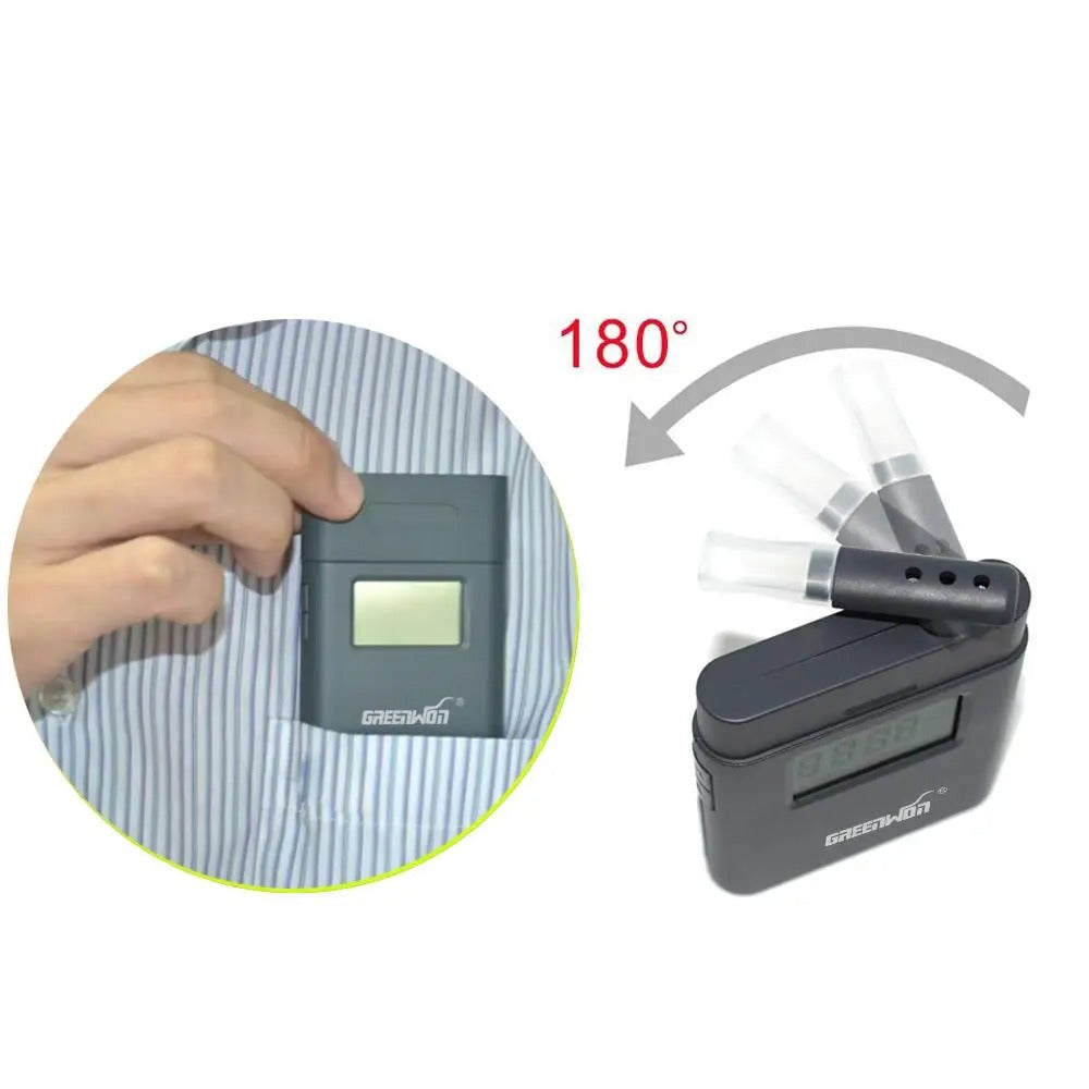 Professional Digital Alcohol Tester with LCD Display Breathalyzer Model 838