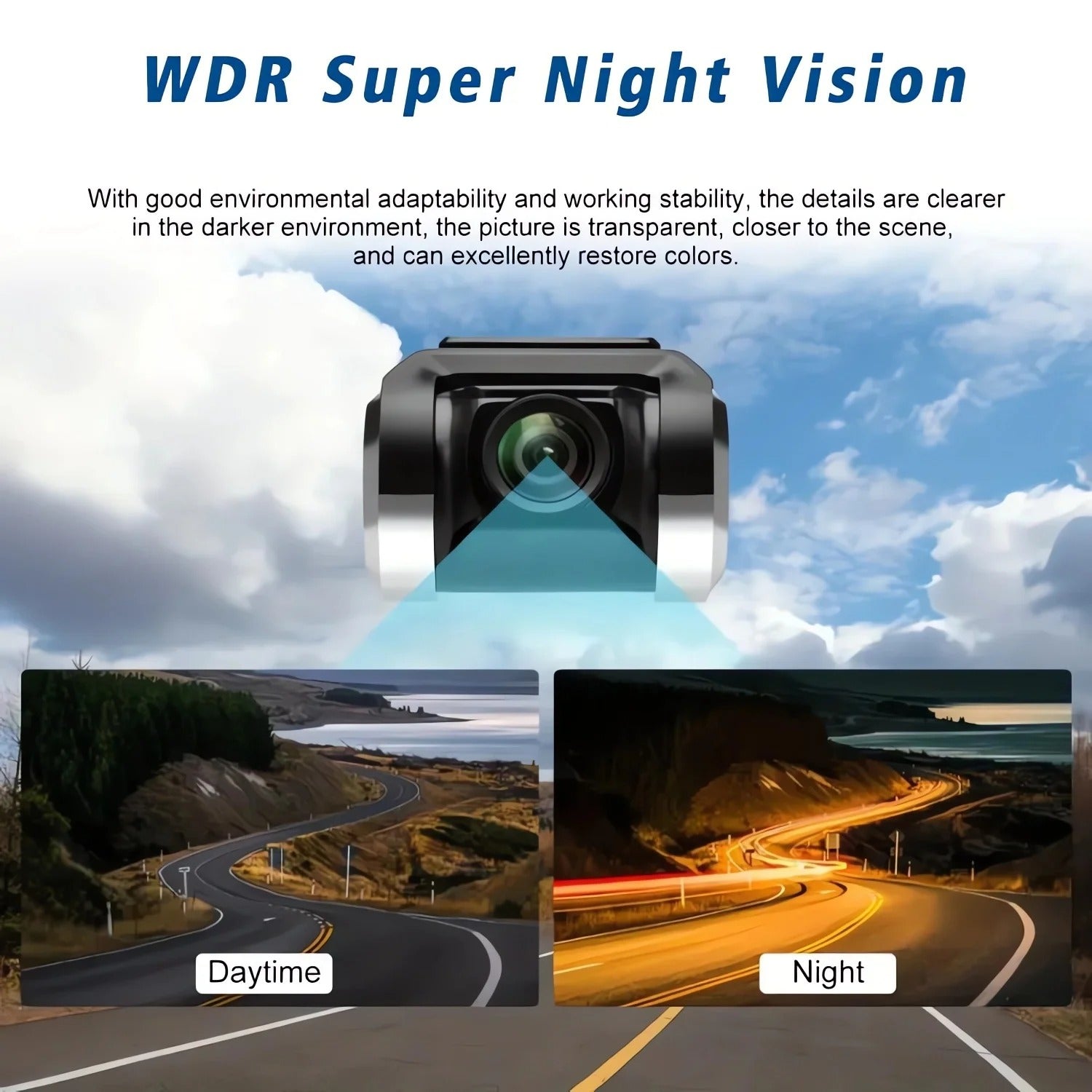 1080P Car DVR Dash Cam ADAS Driving Recorder for Android