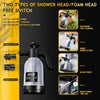 Manual Car Wash Foam Sprayer Bottle with Air Pressure Jet and Snow Foam Generator