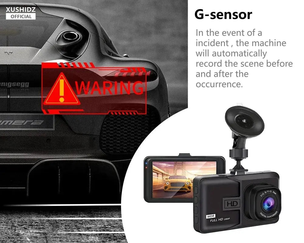 Dash Cam 1080P USB Per Autoradio Android – 150° Grandangolo, Visione Notturna, Supporto Fino A 128GB