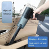 Car Wireless Vacuum Cleaner – 120W High Power Dual Use for Home & Car, Black