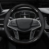 Universal Carbon Fiber Leather Steering Wheel Cover Non Slip Sport Grip