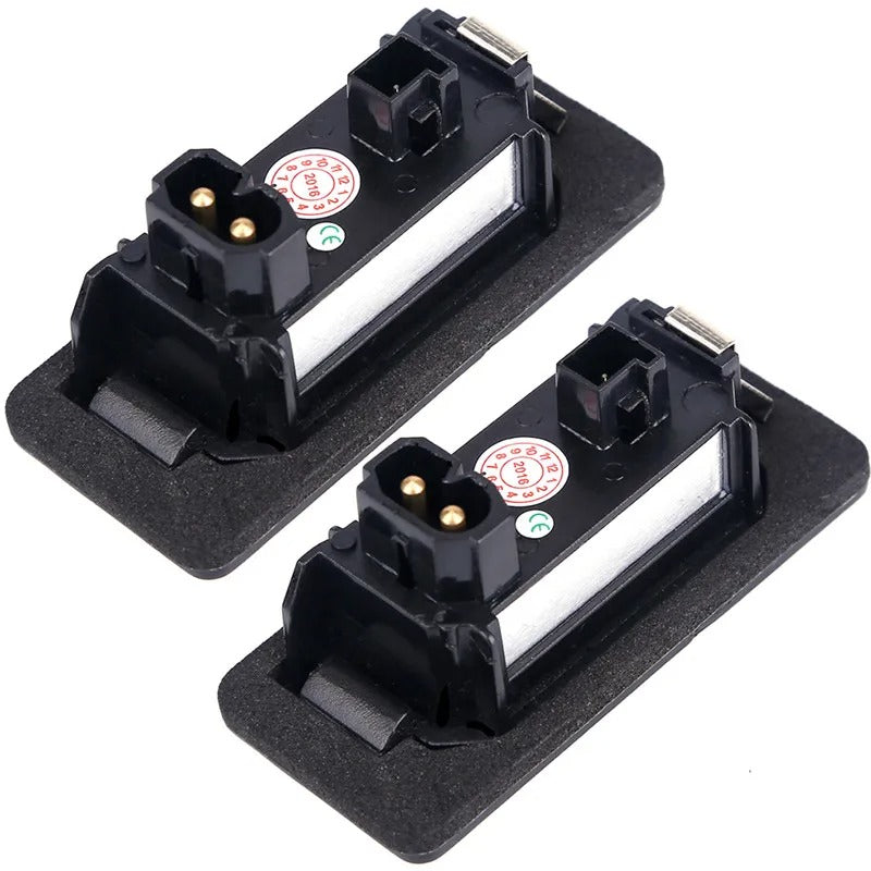 2pcs LED License Plate Lights 6000K Error-Free