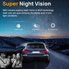 Dual Camera Dash Cam with WiFi - Front & Inside Car Camera