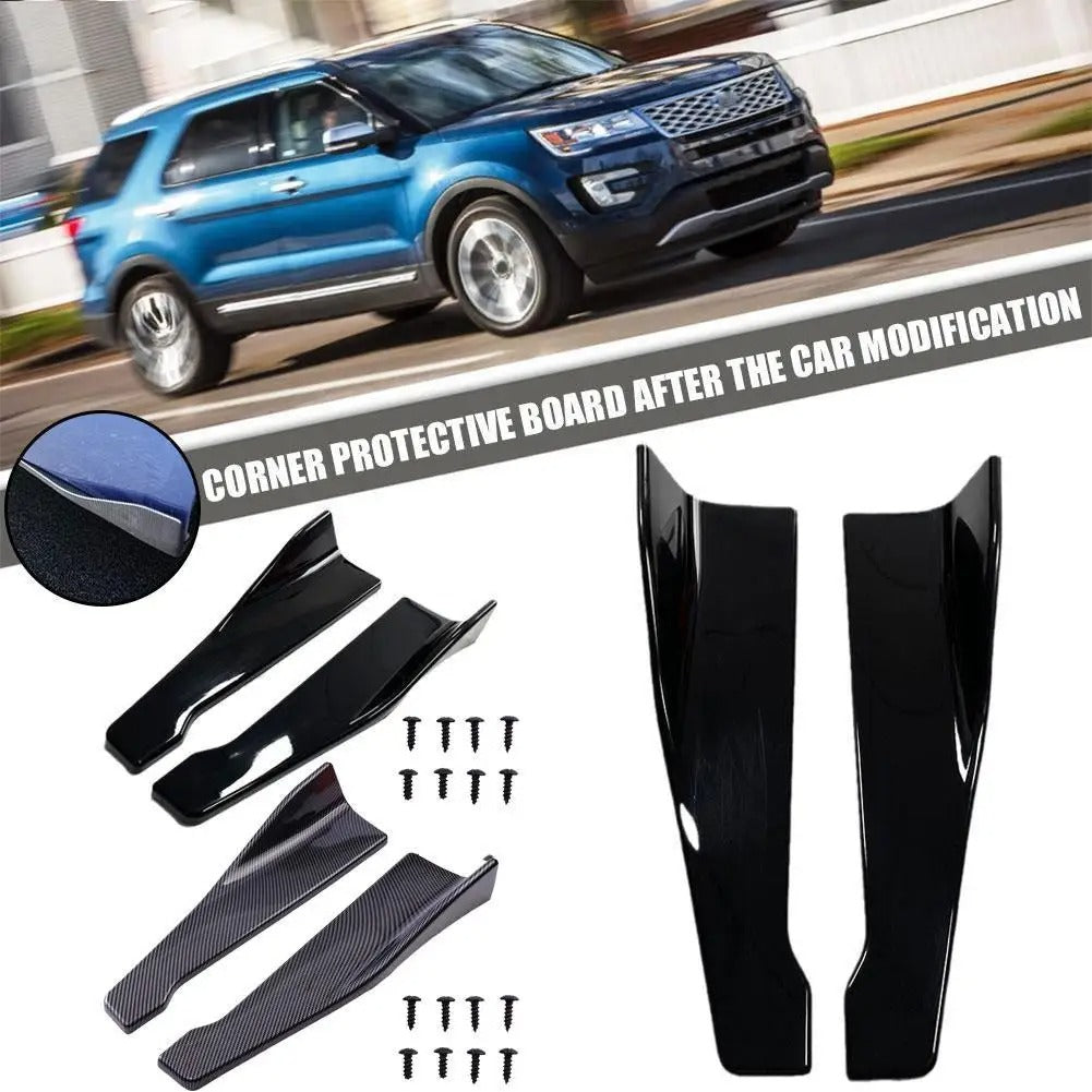 Universal Car Bumper Lip Spoiler Splitter Protector Strip 48CM Front Rear Diffuser