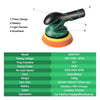 Cordless 12V Dual Action Car Polisher with Adjustable Speed and Wireless Operation