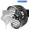 Dual Head Car Cooling Fan for Rear Seat with USB Power and Adjustable 3-Speed Airflow