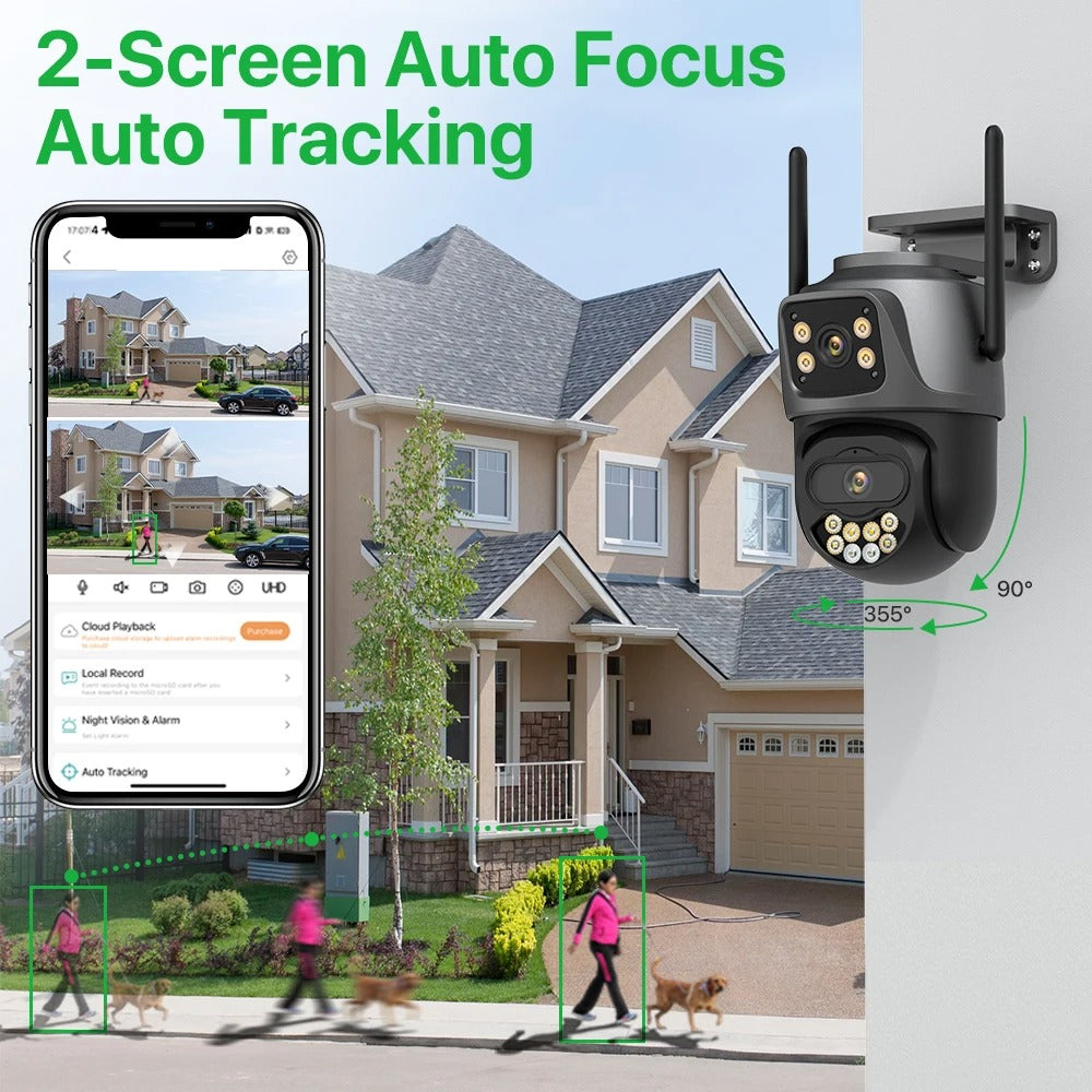6K 9MP HD IP Outdoor Security Camera