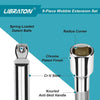 Libraton Wobble Extension Set 1/4 3/8 1/2 Inch Drive Ratchet Socket Extension Kit