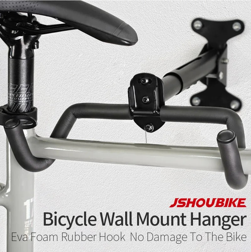 Adjustable Wall Mount Bike Rack Horizontal Bicycle Hanger for Garage Home