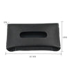 PU Leather Car Sun Visor Tissue Box Holder Interior Organizer
