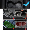 Car Cup Holder Expander with Detachable Tray Table for Food and Drink Storage