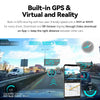1944P 2K Dash Cam WiFi GPS 360° Rotation Parking Monitor